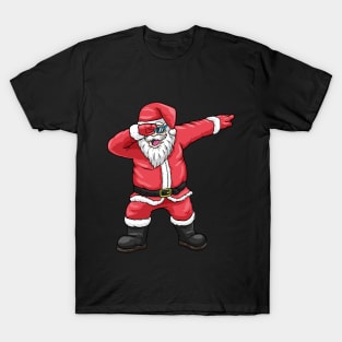 Funny dabbing Santa Claus T-Shirt